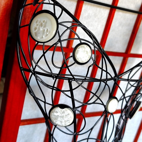 Stylish Black with White Marble Dress Hanger - Picture 4 of 4